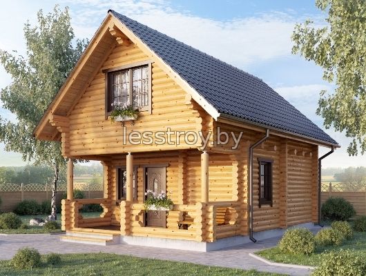 Дом из дерева построить недорого