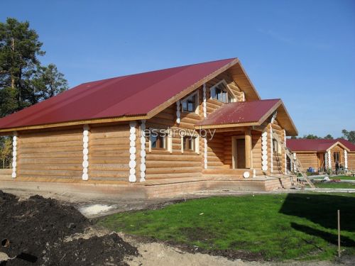 Деревянные дома фото строительство минск