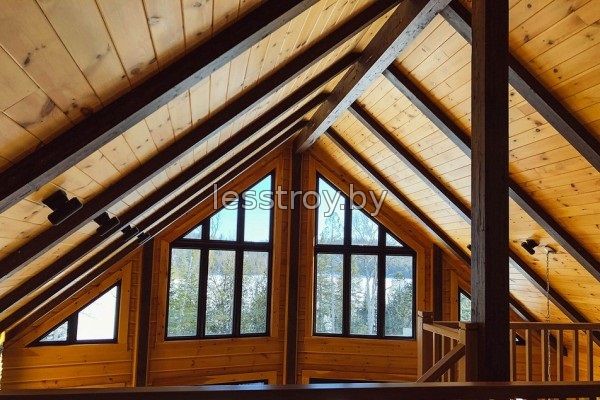Утепление крыши в деревянном доме.