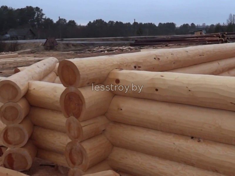 Строительство деревянного дома на участке заказчика